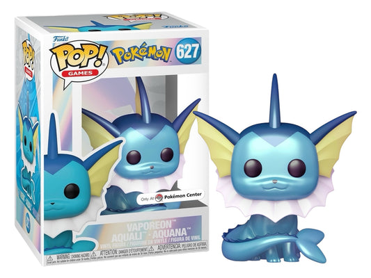 Funko Pop! Vinyl: Pokémon - Vaporeon (Pearlescent) - Pokemon Center (Exclusive) #627