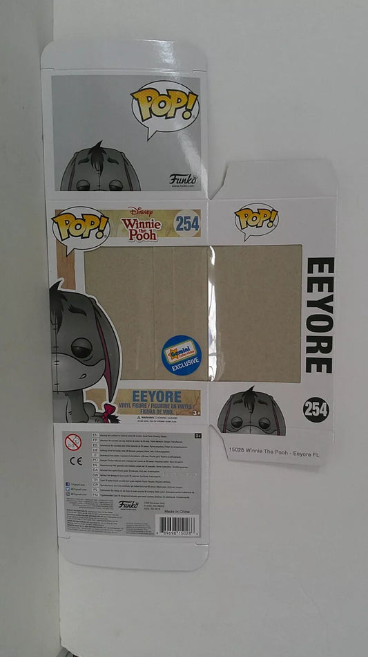 FUNKO FLOCKED EEYORE REPLACEMENT BOX ONLY #254
