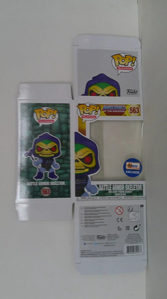 FUNKO METALLIC BATTLE ARMOR SKELETOR - REPLACEMENT BOX ONLY - #563
