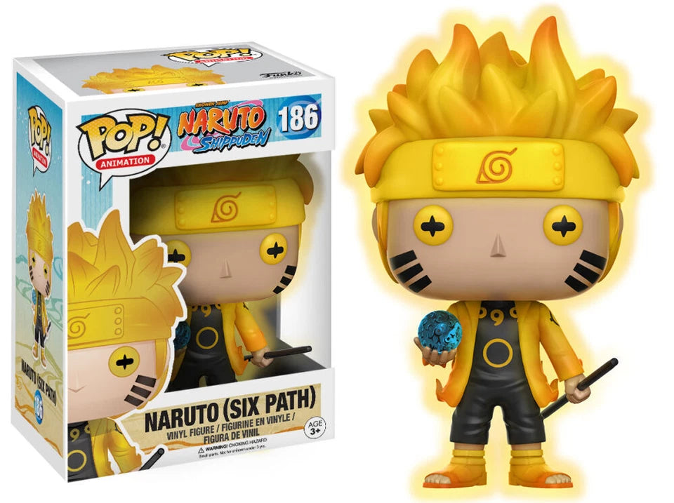 Funko Pop Naruto Shippuden : Naruto (Six Path) #186 Special Edition GITD