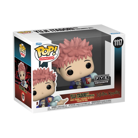 Funko POP! Yuji Itadori w/ Tsukamoto Doll #1117 - Jujutsu Kaisen - FYE Exclusive