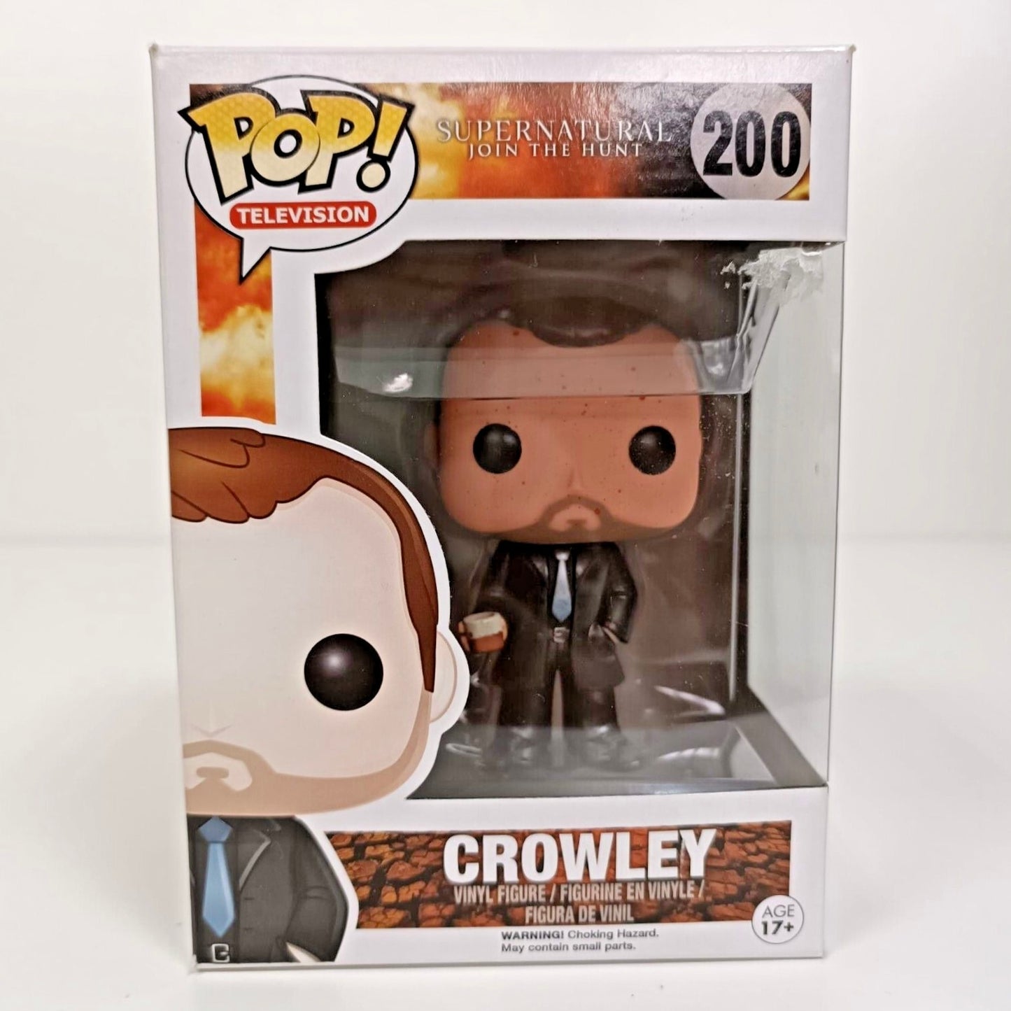 Funko POP! Television: Supernatural - Crowley #200 (Blood Splatter Metallic)