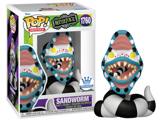 Funko Pop! Movies: SANDWORM #1760 (Beetlejuice Series) Funko Shop Exclusive