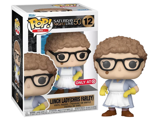 Funko Pop! SNL LUNCH LADY CHRIS FARLEY #12 Saturday Night Live 50th Anniversary